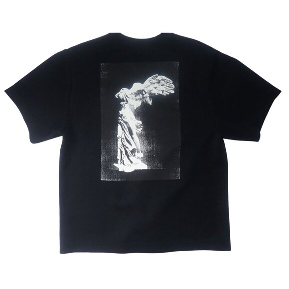 NIKE SPORTSWEAR TECH‎ FLEECE SHORT-SLEEVE TOP 'Goddess of Victory’ Mens S Black - Picture 1 of 7